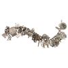 Image 6 : Sterling Silver Charm Bracelet - 37 charms