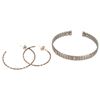 Image 1 : Italian Dyadema Sterling 14K Gold Two-Tone Jewelry
