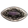 Image 1 : MCM Signed Silver Amethyst Brooch Mexico