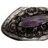 Image 4 : MCM Signed Silver Amethyst Brooch Mexico