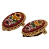 Image 7 : Italian Micromosaic Floral Glass Jewelry