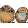Image 7 : Miniature Hand Painted Portrait Brooch Lot
