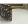 Image 15 : .Middle Eastern Gilt Silver Amethyst Bracelet