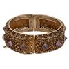 Image 1 : .Middle Eastern Gilt Silver Amethyst Bracelet