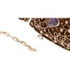 Image 5 : .Middle Eastern Gilt Silver Amethyst Bracelet