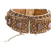 Image 6 : .Middle Eastern Gilt Silver Amethyst Bracelet