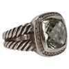 Image 1 : David Yurman Prasiolite & Diamond Sterling Ring