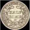 Image 2 : 1858-O Seated Liberty Half Dime CLOSELY  UNCIRCULATED