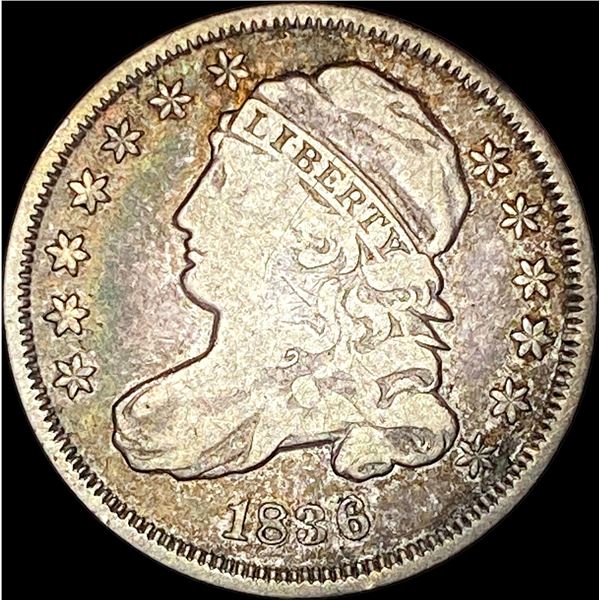 1836 Capped Bust Dime LIGHTLY CIRCULATED