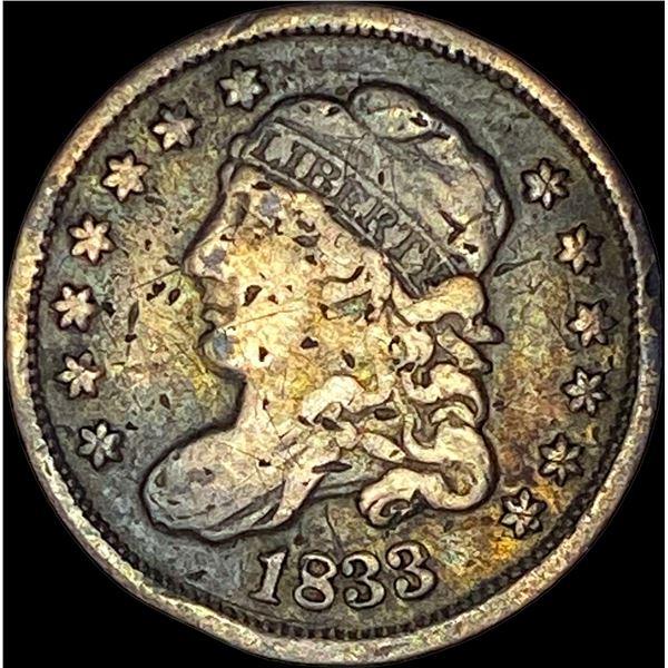 1833 Capped Bust Half Dime NICELY CIRCULATED