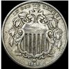 Image 1 : 1866 Shield Nickel NEARLY UNCIRCULATED