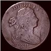Image 1 : 1801 Drapped Bust LG Cent NICELY CIRCULATED