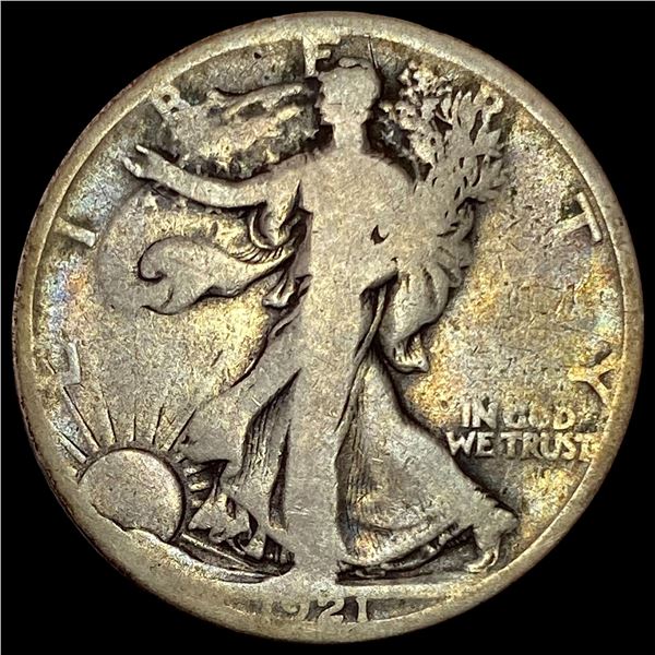 1921-S Walking Liberty Half Dollar NICELY  CIRCULATED