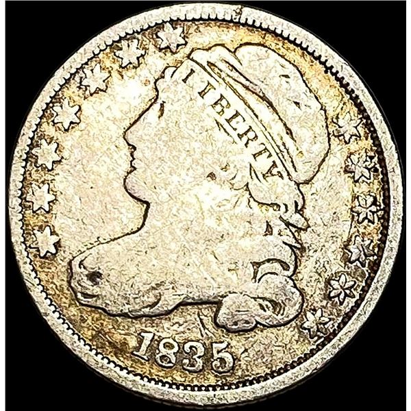 1835 Capped Bust Dime NICELY CIRCULATED