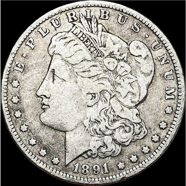 1891-O Silver Morgan Dollar LIGHTLY  CIRCULATED