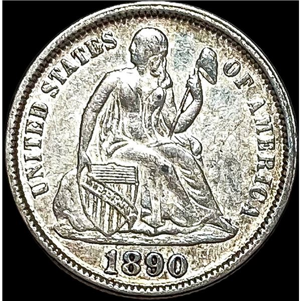 1890 Seated Liberty Dime CLOSELY UNCIRCULATED