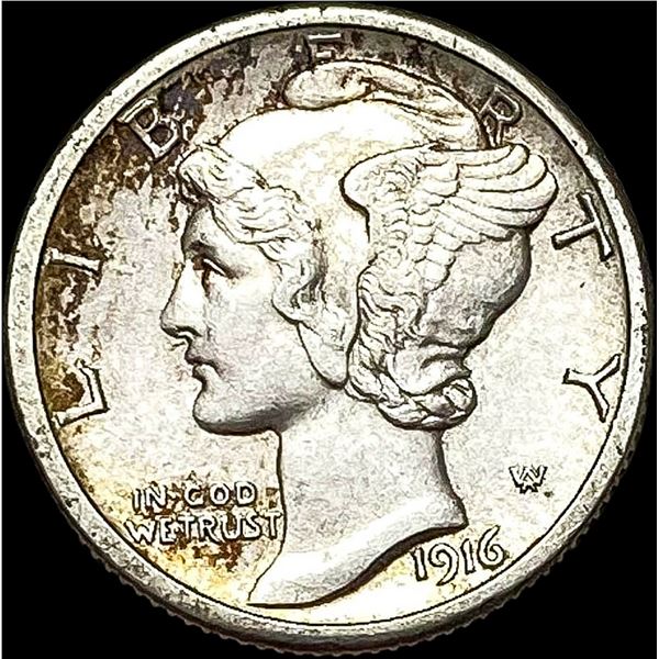 1916-S Silver Mercury Dime UNCIRCULATED