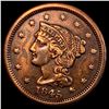 Image 1 : 1845 Braided Hair Large Cent CLOSELY  UNCIRCULATED