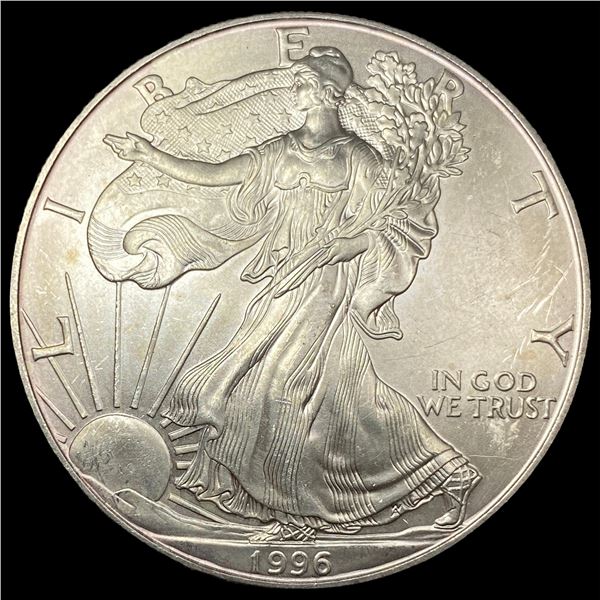 1996 1 oz Silver American Eagle $1 SUPERB GEM BU