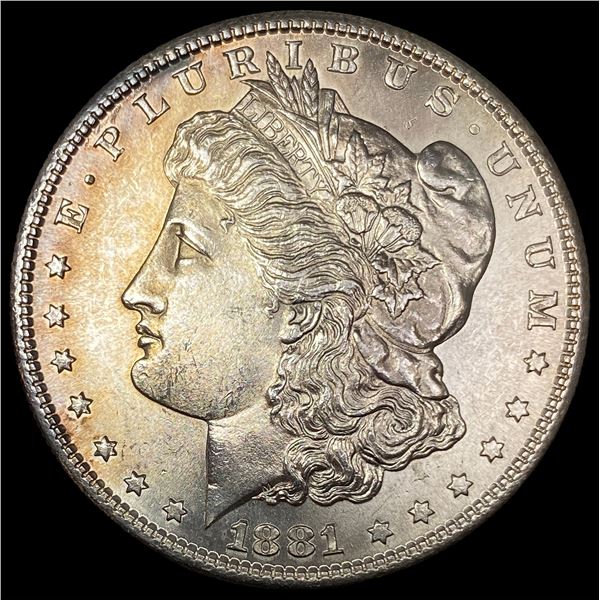 1881-S Silver Morgan Dollar CHOICE BU