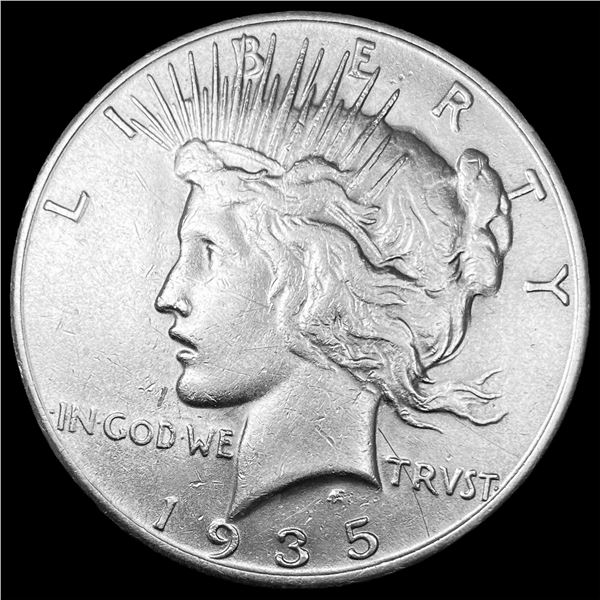 1935-S Silver Peace Dollar CLOSELY UNCIRCULATED
