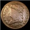 Image 1 : 1809 Classic Head Half Cent NICELY CIRCULATED