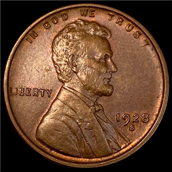 1928-S Lincoln Wheat Cent UNCIRCULATED