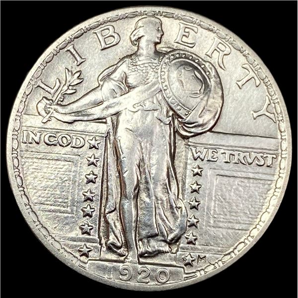 1920 Standing Liberty Silver Quarter NEARLY UNCIRCULATED