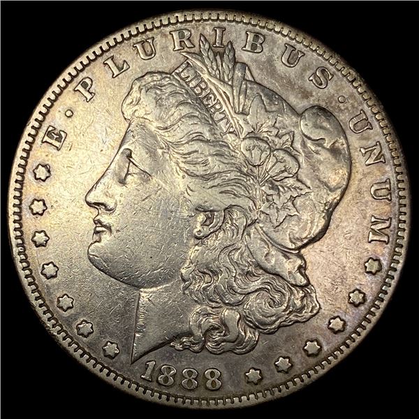 1888 Morgan Silver Dollar NEARLY UNCIRCULATED