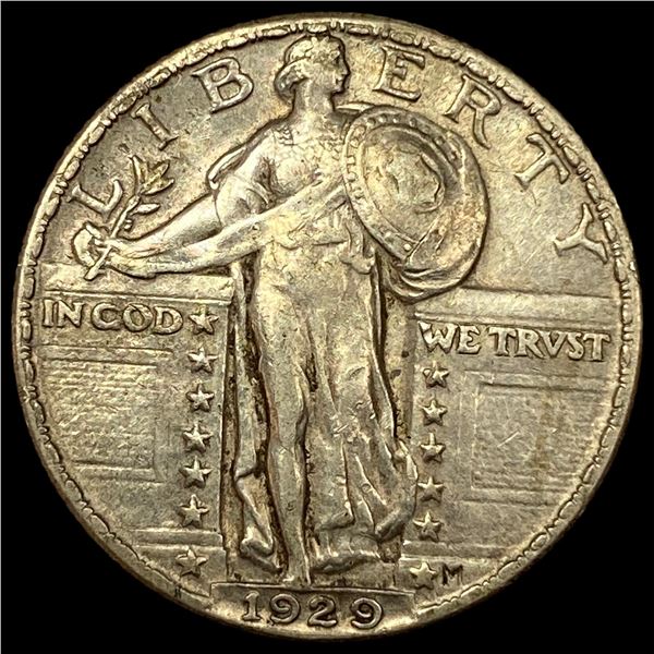 1929 Standing Liberty Silver Quarter CHOICE AU