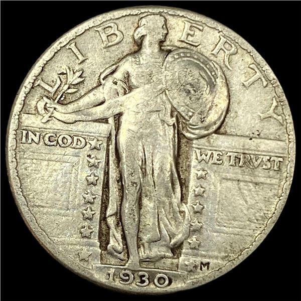1930 Standing Liberty Silver Quarter NEARLY UNCIRCULATED