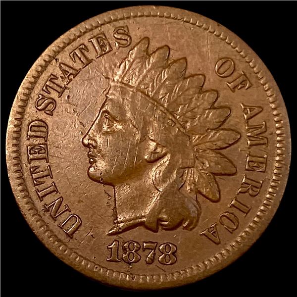 1878 Indian Head Cent LIGHTLY CIRCULATED
