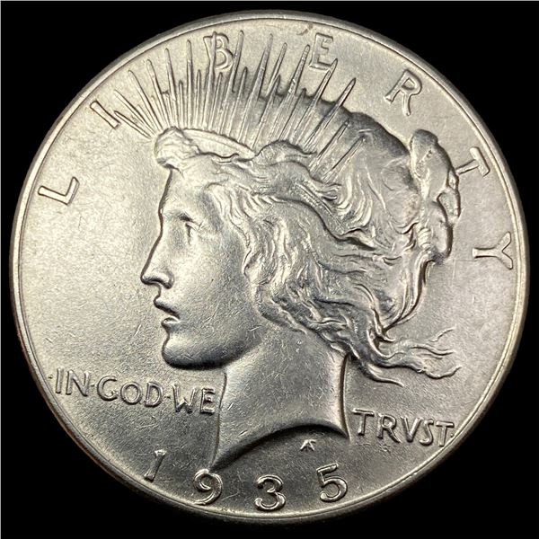 1935-S Silver Peace Dollar CLOSELY UNCIRCULATED