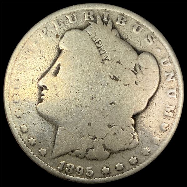 1895-S Silver Morgan Dollar NICELY CIRCULATED