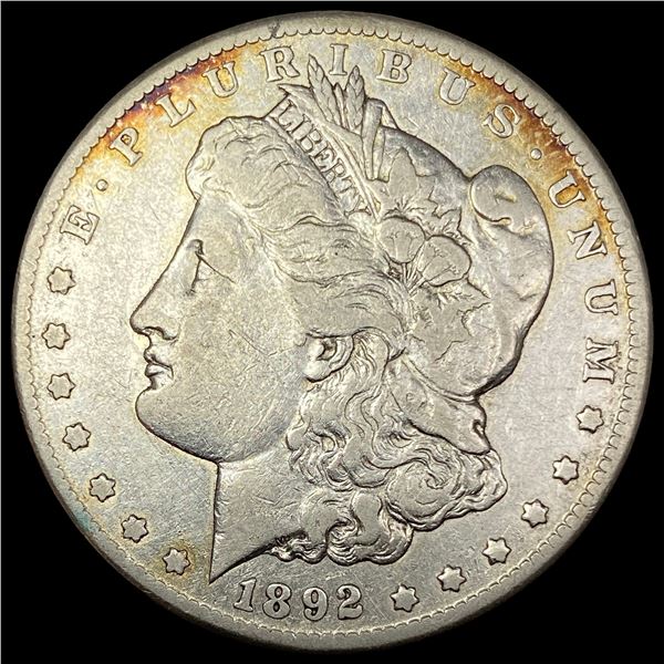 1892-CC Silver Morgan Dollar LIGHTLY CIRCULATED