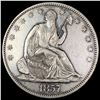 Image 1 : 1857 Seated Liberty Half Dollar CLOSELY UNCIRCULATED