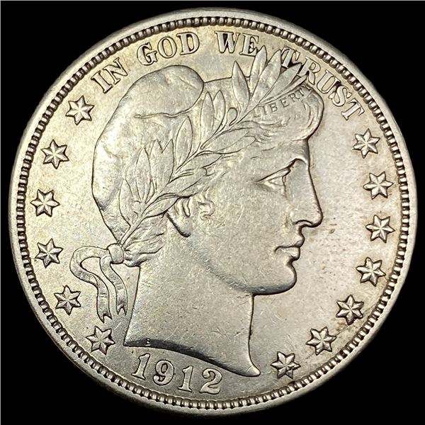 1912 Barber Half Dollar CLOSELY UNCIRCULATED