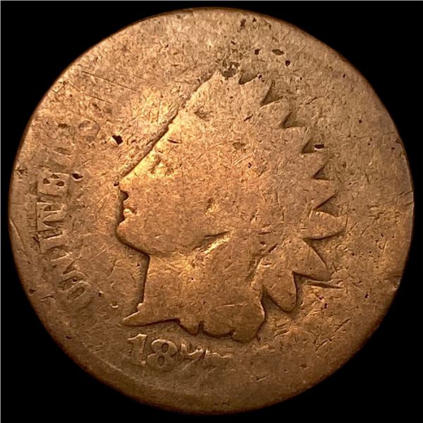 1877 Indian Head Cent NICELY CIRCULATED