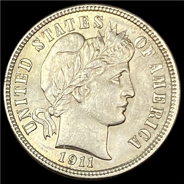 1911 Silver Barber Dime UNCIRCULATED