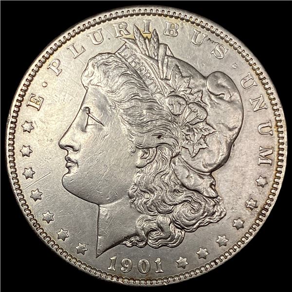 1901 Silver Morgan Dollar CLOSELY UNCIRCULATED