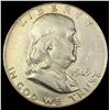 Image 1 : 1949 Franklin Silver Half Dollar UNCIRCULATED