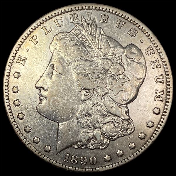 1890-CC Silver Morgan Dollar NEARLY UNCIRCULATED