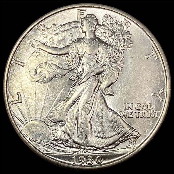 1936-D Silver Walking Liberty Half Dollar UNCIRCULATED