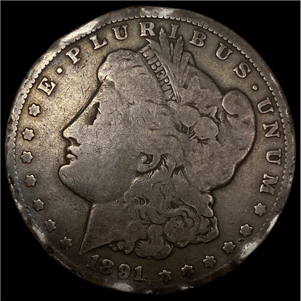 1891-CC Silver Morgan Dollar NICELY CIRCULATED