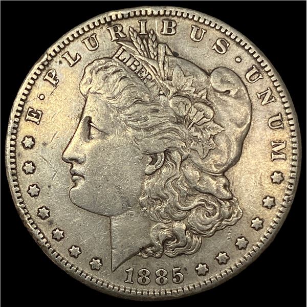 1885-S Silver Morgan Dollar NEARLY UNCIRCULATED