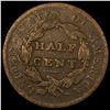 Image 2 : 1828 Classic Head Half Cent NICELY CIRCULATED