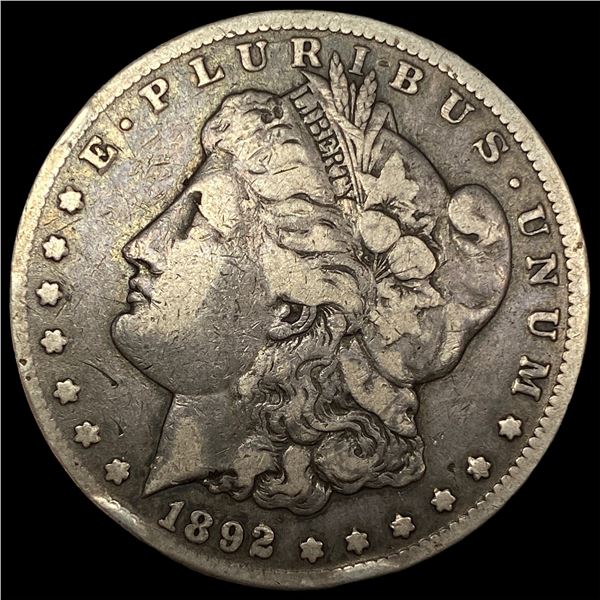 1892-CC Silver Morgan Dollar LIGHTLY CIRCULATED