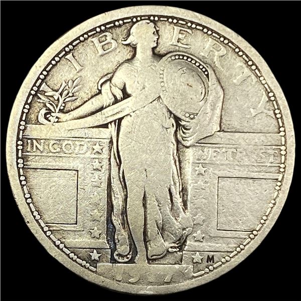 1927 Standing Liberty Silver Quarter NICELY CIRCULATED
