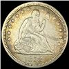1858 Seated Liberty Quarter NEARLY UNCIRCULATED
