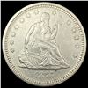 Image 1 : 1875-S Silver Seated Liberty Quarter CLOSELY UNCIRCULATED